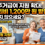 노인 주거급여 지원 확대