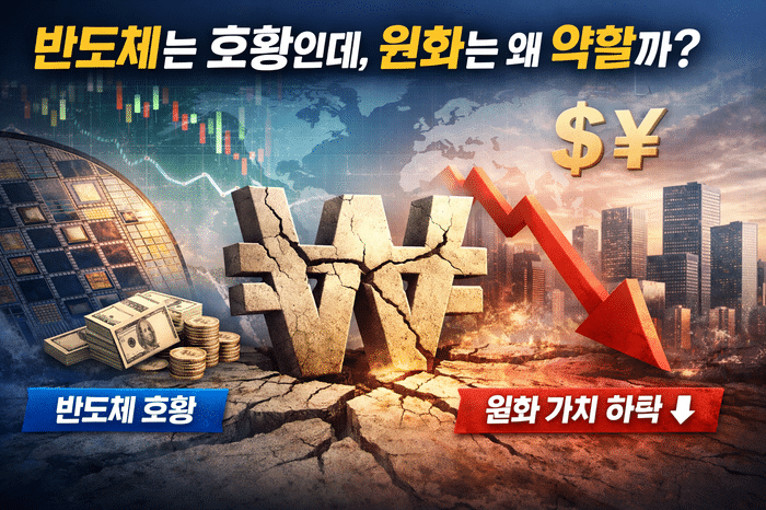 반도체는 호황인데 원화는 왜 뒤에서 5등일까? 환율이 말해주는 한국 경제의 진짜 위치