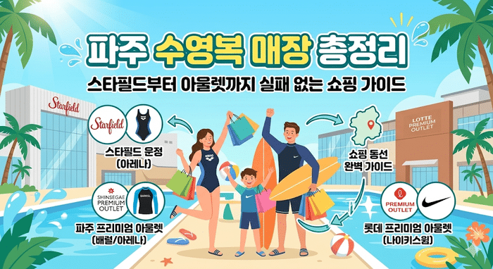 파주 수영복 매장 총정리